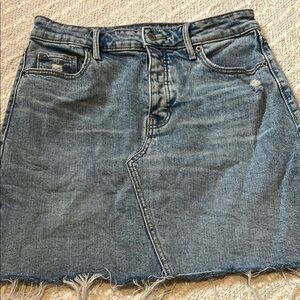 Denim Mini Skirt